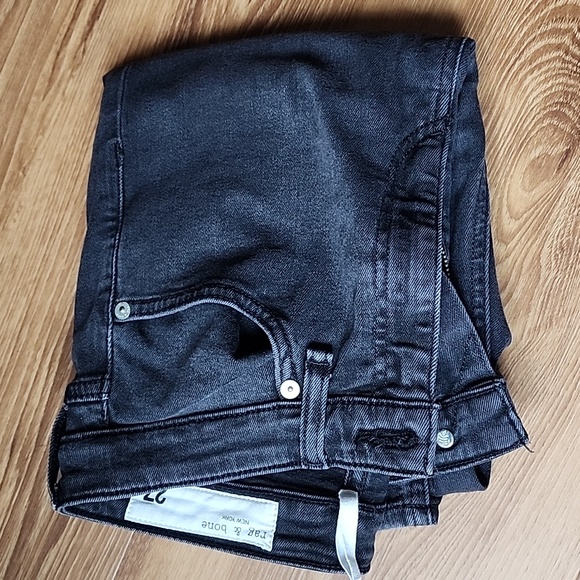 rag & bone Nina High-Rise Ankle Skinny in WYTHE - Picture 7 of 16